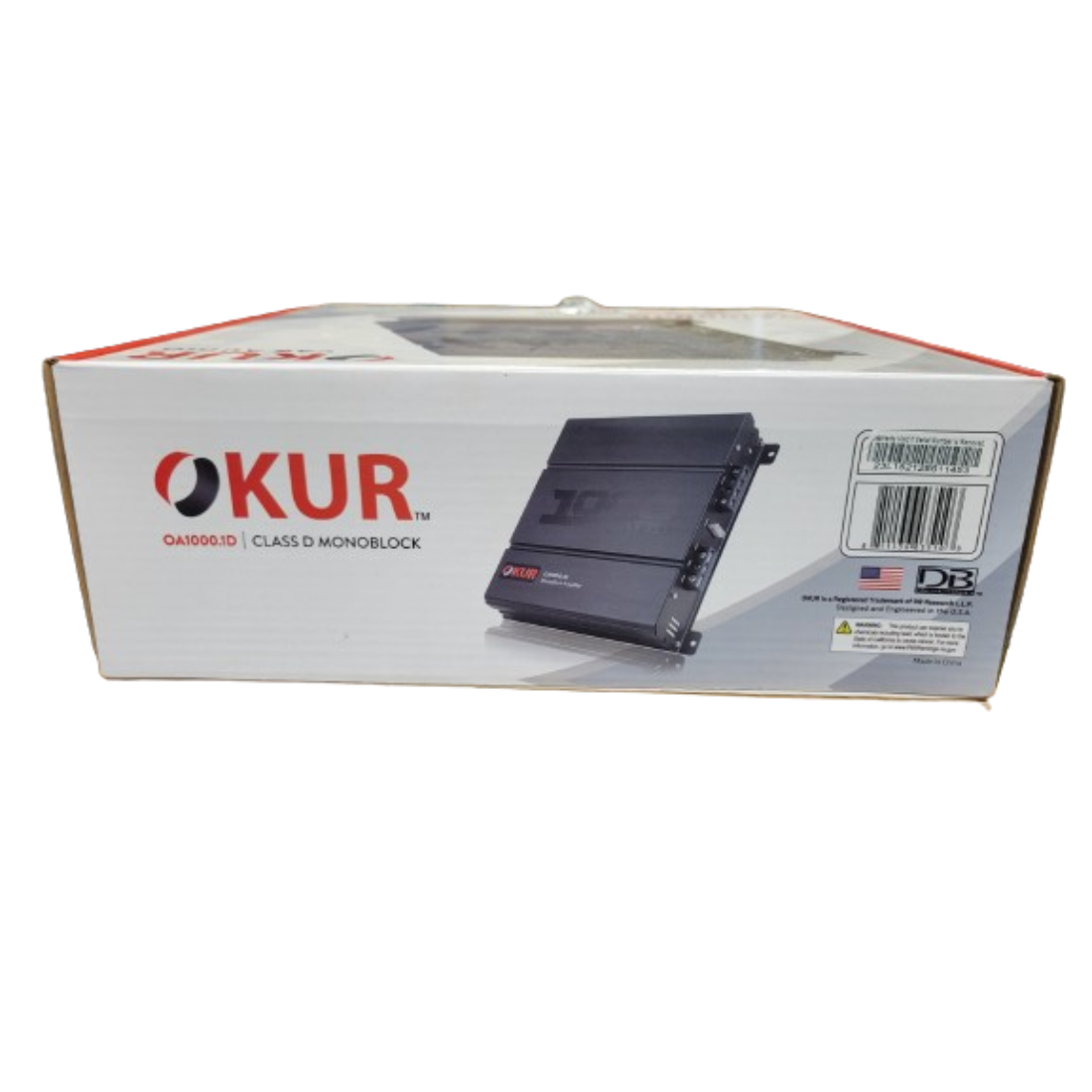 OKUR OA1000.1D 1-CH Monoblock 1 x 1000 Watt @ 1Ω Class-A/B Car Audio Amplifier