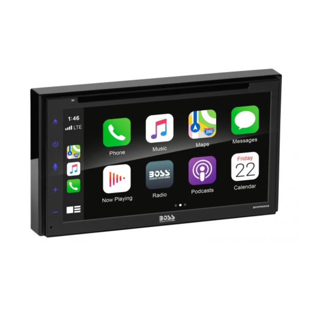 Boss BVCP9690A 6.75 Inch Double DIN LCD Multimedia DVD Player Car Audio Receiver