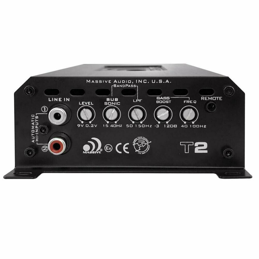 Massive Audio T2 - 800 Watts @ 1 Ohm Monoblock Amplifier