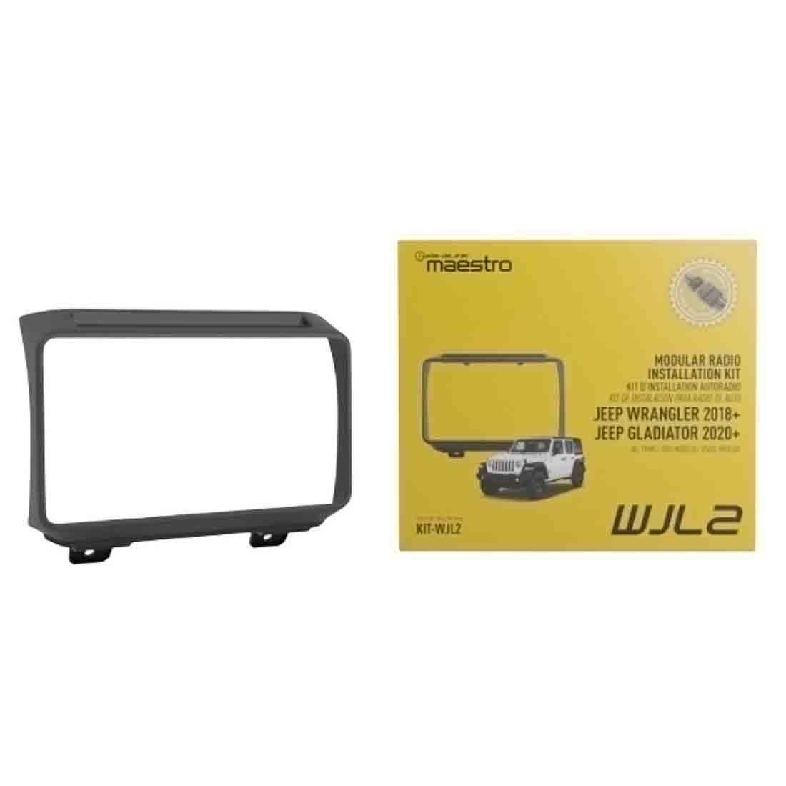 iDatalink KIT-WJL2 Dash Kit & T-Harness for Jeep Wrangler 2018+ Gladiator 2020+