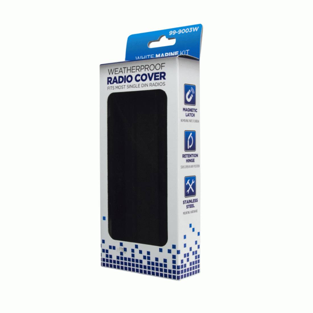 Metra 99-9003W Universal Polycarbonate Body White Marine Radio Cover