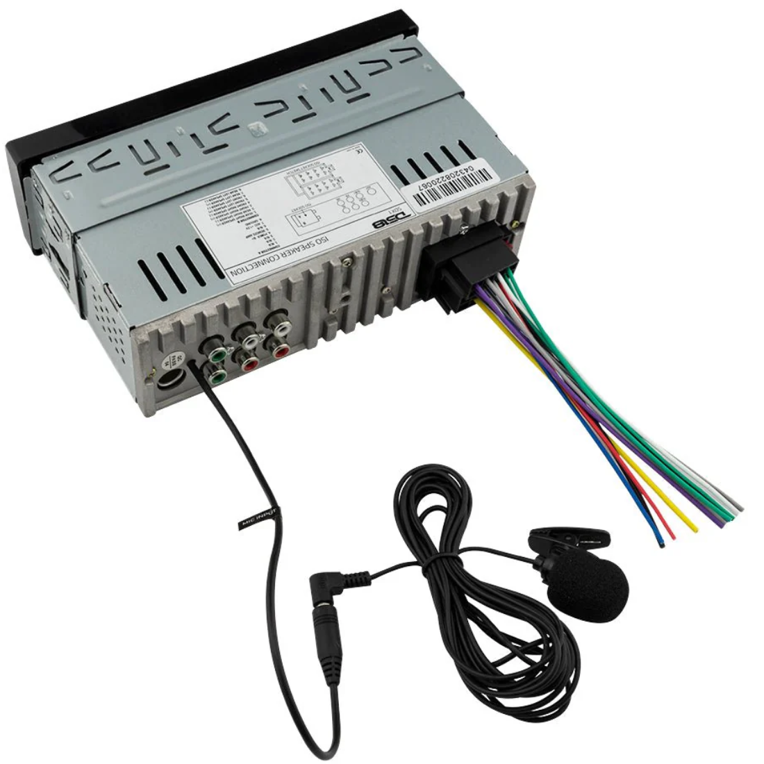 DS18 SDX1 1-DIN In-Dash Mechless Digital Media Bluetooth Receiver w/ Dual USB