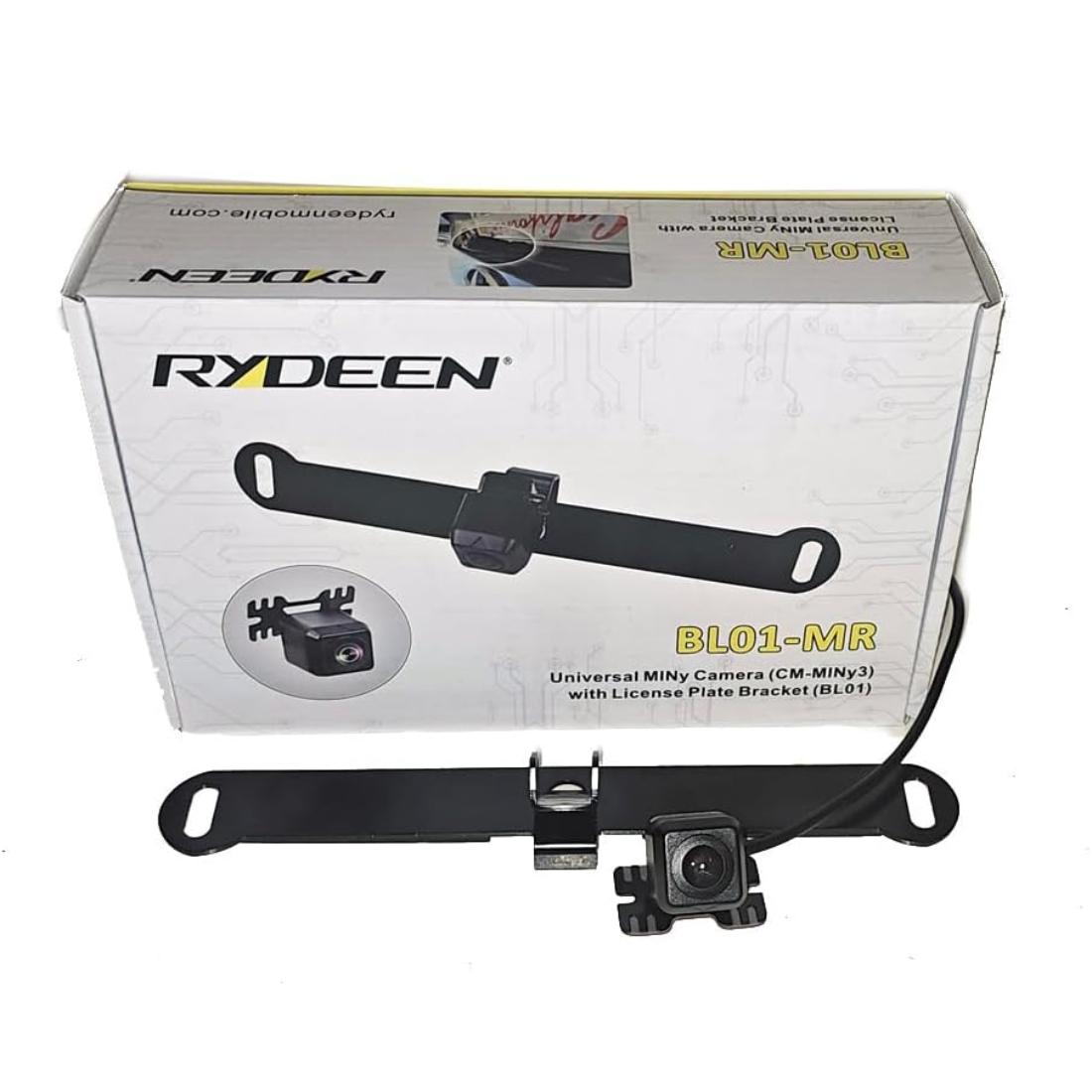 Rydeen BL01-MR License Plate Bracket and MINy Backup Camera Combo