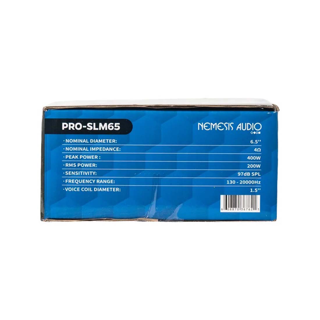 Nemesis Audio PRO-SLM65 6.5" 400W Max 4-Ohm 1.5" VC Slim Pro Car Coaxial Speaker