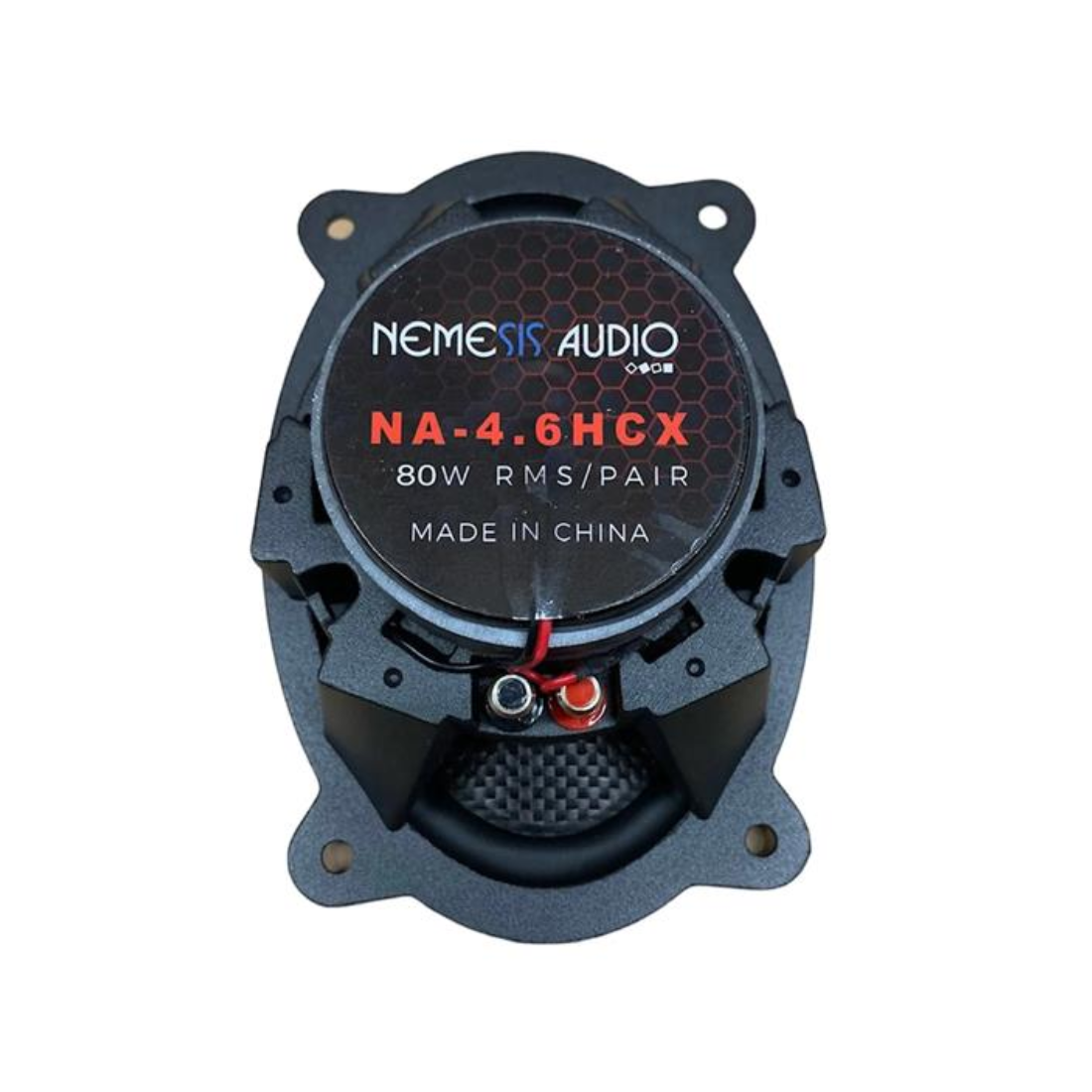 Nemesis Audio NA-4.6HCX 4" x 6" 2-Way 80W RMS 4-Ohms Car Coaxial Speakers