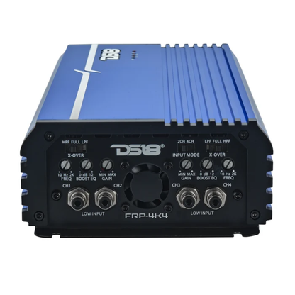 DS18 FRP-4K4/BL 4-Channel 4000W RMS Full-Range Class-D Car Amplifier (BLUE)