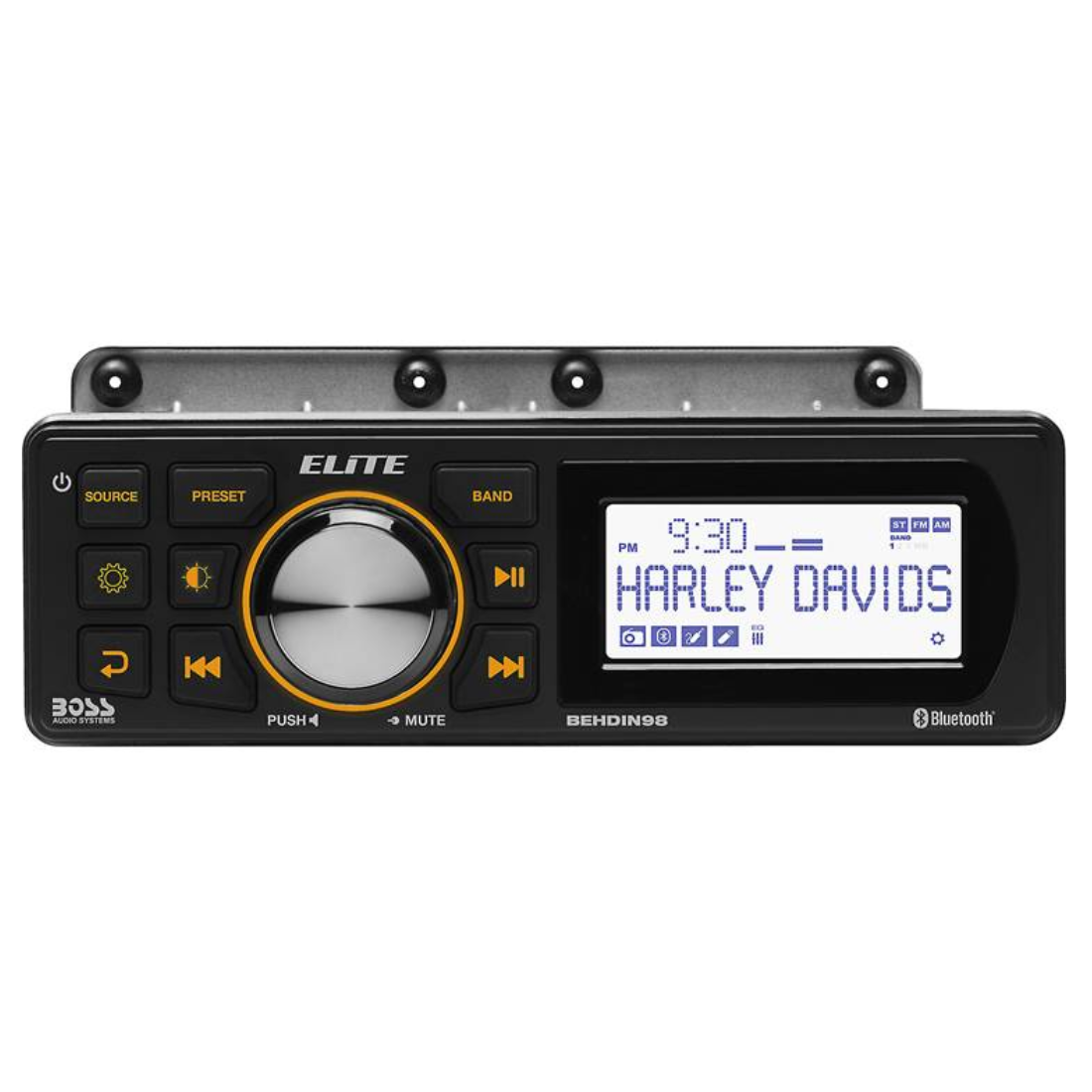 Boss Audio Elite BEHDIN98 Digital Media Receiver for Harley Davidson 1998-2013