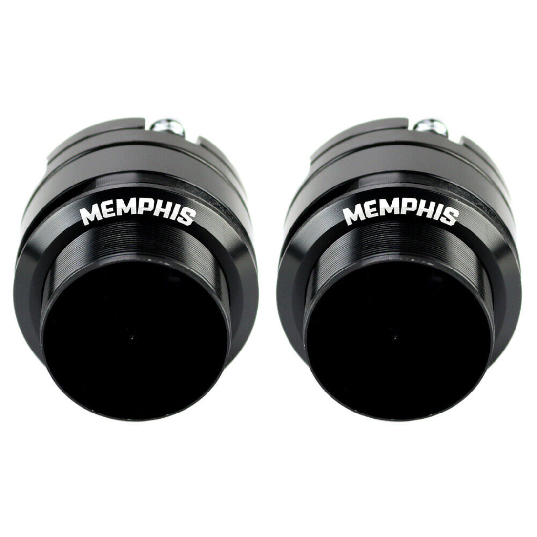 Memphis Audio MJPT25 1" 200W Max 4-Ohm Car Stereo Aluminum Bullet Dome Tweeters