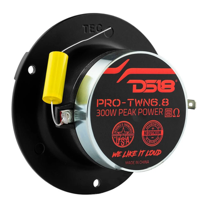 DS18 PRO-TWN6.8 4" 300W Peak 8-Ohm 1.25" VC High Compression Neodymium Tweeter
