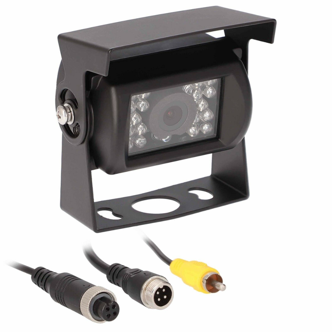iBeam TE-CCH1 18 IR LEDs IP68 Universal Commercial Vehicle Camera With Hood