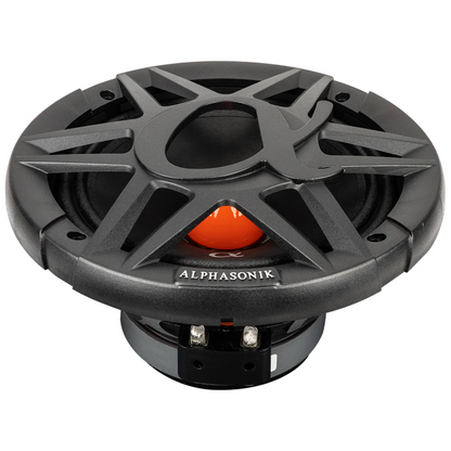 Alphasonik VCA658 6.5" 1400W Max 8-Ohm Car Audio Mid-Range Speakers (Pair)