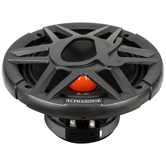 Alphasonik VCA658 6.5" 1400W Max 8-Ohm Car Audio Mid-Range Speakers (Pair)
