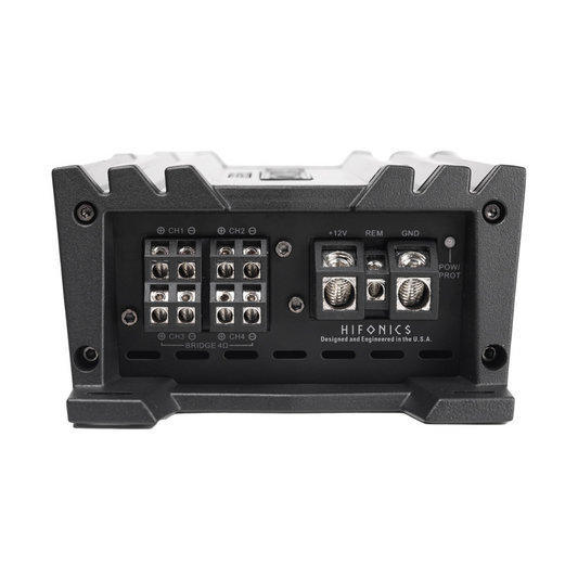 Hifonics HCM-400.4D 4-Channel 400W Max Super D-Class Ultra-Compact Car Amplifier