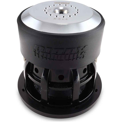 Sundown Audio X8 V4 D4 8" 1250W RMS Dual 4-Ohm Voice Coil DVC Car Subwoofer