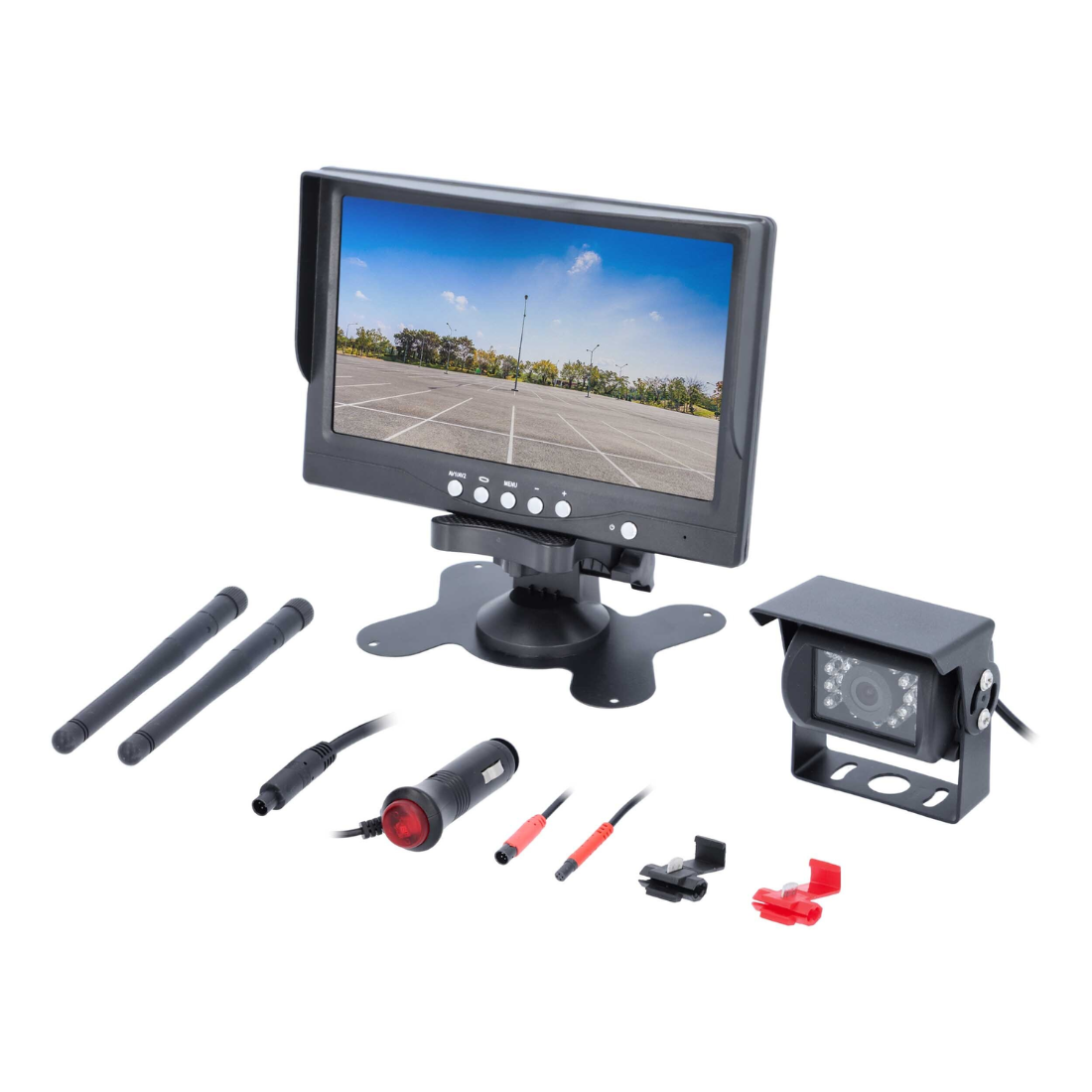 iBeam TE-WMCE 7" Universal Wireless Digital Commercial Monitor and HD Camera