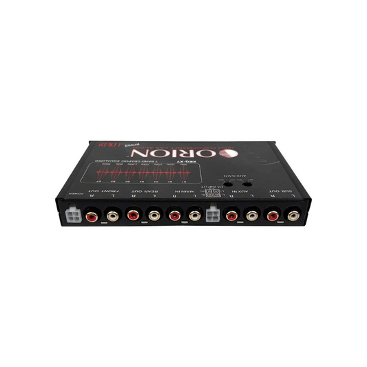 Orion XEQ-X7 7-Band Graphic Equalizer with Front AUX Input & Subwoofer Control