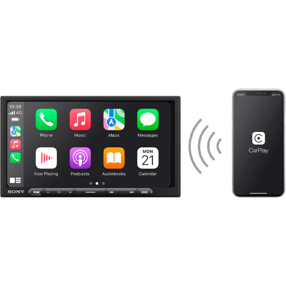 Sony XAV-AX4000 6.95" Apple CarPlay & Android Auto Digital Multimedia Receiver