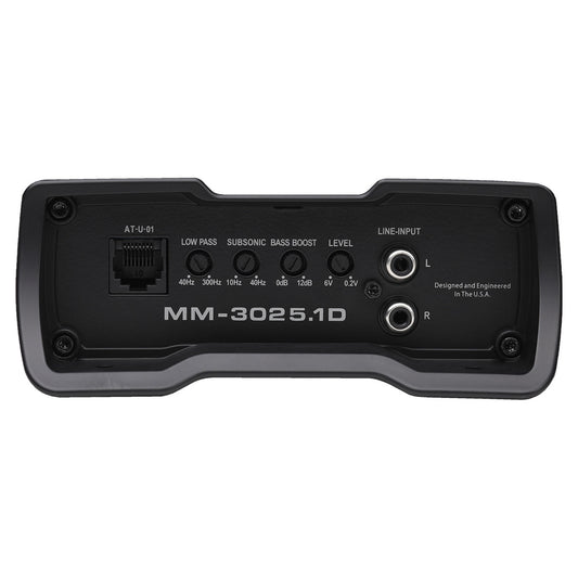 Autotek MM-3025.1D 3000W Max 1-CH Monoblock Class-D Car Audio Compact Amplifier