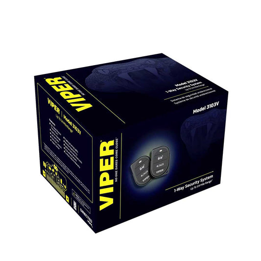 Viper 3103V 1-Way 2-Button Keyless Entry Security System Up to 1/4 Mile Range
