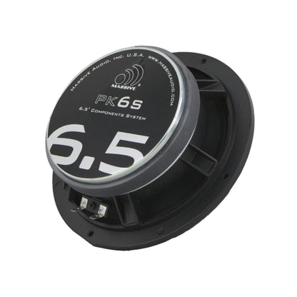Massive Audio PK6S 500 Watts Max 6.5" Shallow Mount Component Speaker System