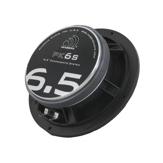 Massive Audio PK6S 500 Watts Max 6.5" Shallow Mount Component Speaker System