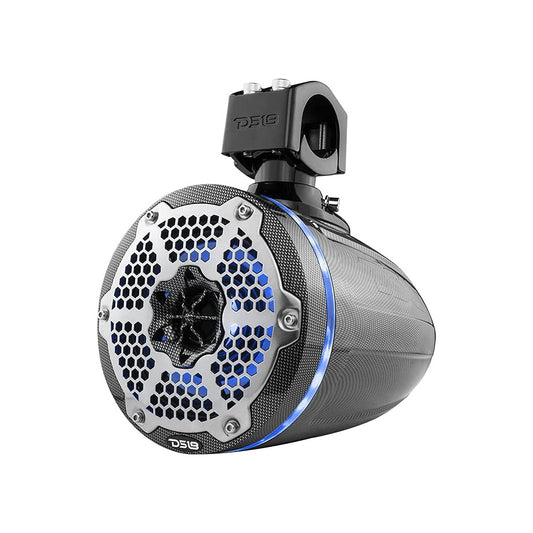 DS18 CF-X6TPNEO 6.5" Wakeboard Tower Speakers w/ Built-in Radiator Bass Enhancer