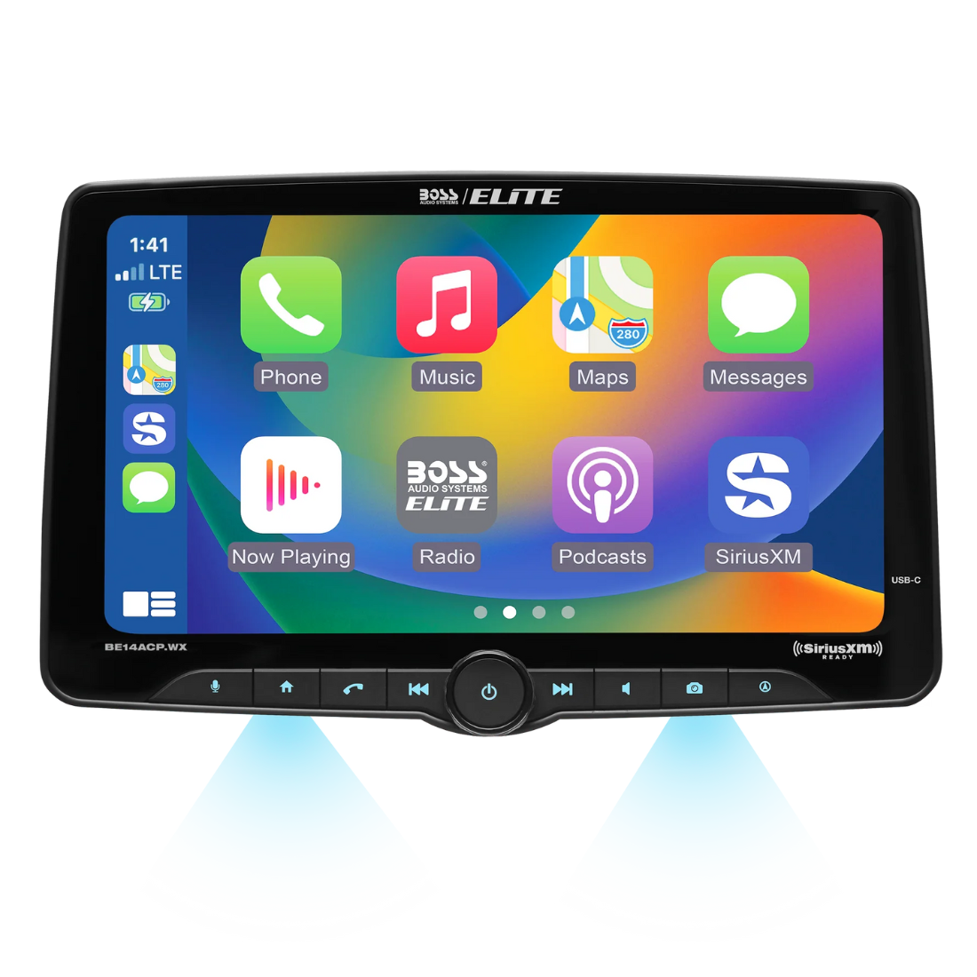 Boss Audio BE14ACP.WXC 14" 1-DIN Digital Multimedia Receiver w/ Rear View Camera