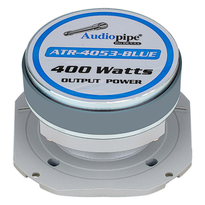 Audiopipe ATR-4053-BLUE 4in 400W Heavy Duty Super Tweeter Blue Audio Speaker