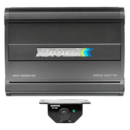 AUTOTEK MM3020.1D Mean Machine 3000 Watt Mono Amplifier Car Stereo Amp Class D