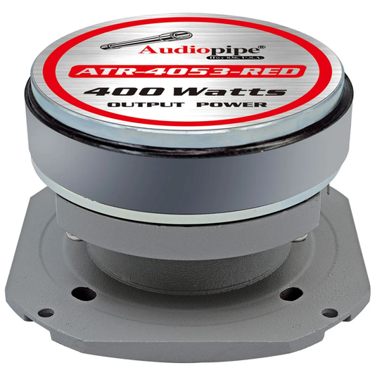 Audiopipe ATR-4053-RED 400W Peak 4-8 Ohms 1.5" Kapton Voice Coil Super Tweeter