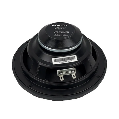 Orion XTR654NEO 6.5" 1200W Max 4-Ohm Shallow Neodymium Midrange Speakers (Pair)