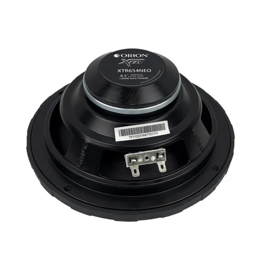 Orion XTR654NEO 6.5" 1200W Max 4-Ohm Shallow Neodymium Midrange Speakers (Pair)