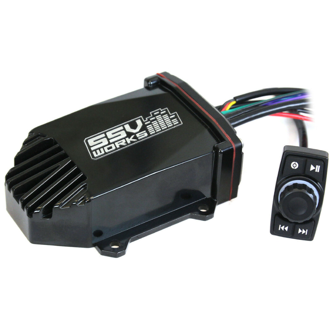 SSV Works 200-WP-MRB2R Bluetooth Rocker Switch Audio System w/ 200W Amplifier