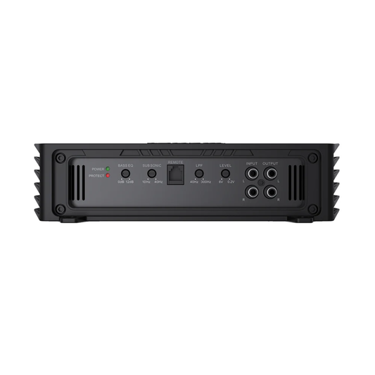 Alphasonik V3000.1D 1-CH Monoblock 6000W Class-D Amplifier w/ Remote Bass Knob