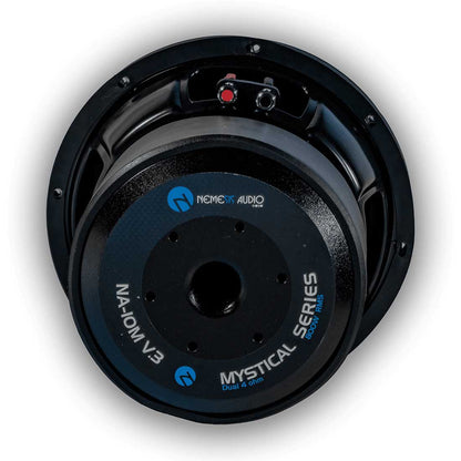Nemesis Audio NA-10M V3 D4 10" 800W RMS Dual 4-Ohm Voice Coil DVC Car Subwoofer