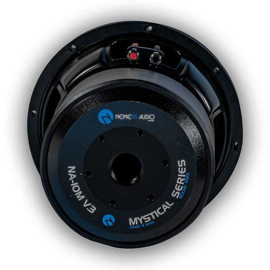 Nemesis Audio NA-10M V3 D4 10" 800W RMS Dual 4-Ohm Voice Coil DVC Car Subwoofer