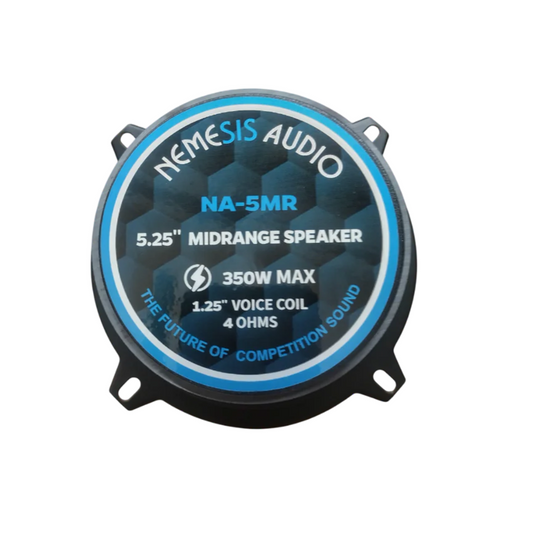 Nemesis Audio NA-5MR 5.25" 350W Peak 1.25" VC 4-Ohms Midrange Speaker (Single)