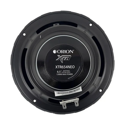 Orion XTR654NEO 6.5" 1200W Max 4-Ohm Shallow Neodymium Midrange Speakers (Pair)