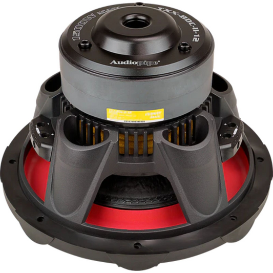 Audiopipe TXX-BDC-II-12 12" 1500W Max Dual 4-Ohm Voice Coil DVC Car Subwoofer