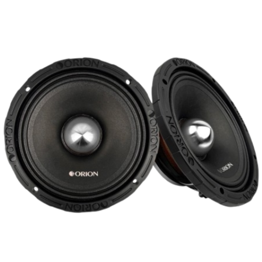 Orion HCCA652NHP 6.5" 1800W Peak 2-Ohm Car Audio Midrange Speakers (Pair)