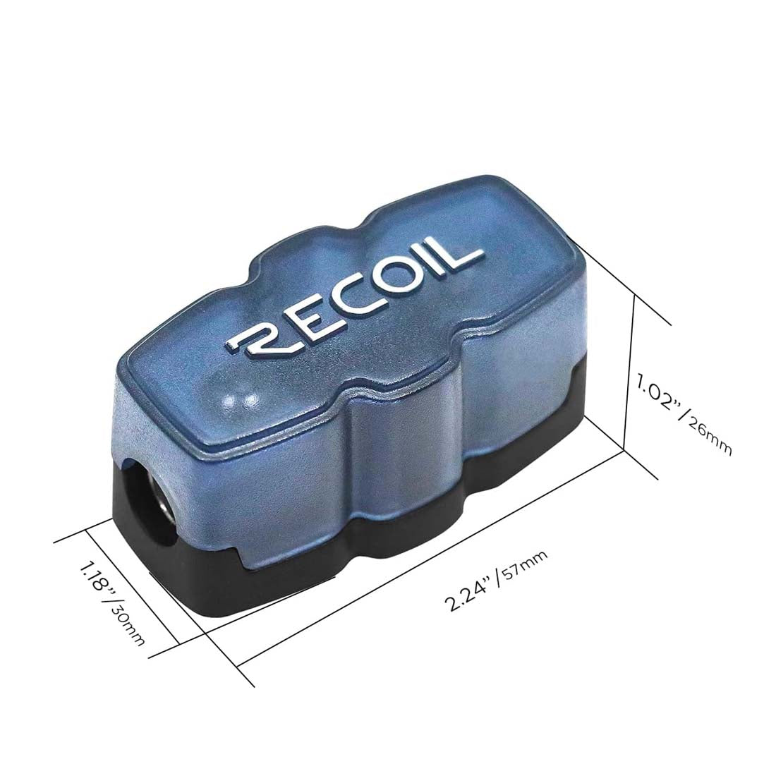 Recoil Audio SFH11 (5 Pcs) 4 to 8 Gauge In & Out Mini-ANL Heavy-Duty Fuse Holder