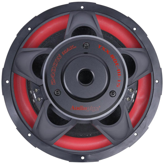 Audiopipe TXX-BDC-III-15 15" 2400W Dual 4-Ohm Voice Coil Triple Stack Subwoofer