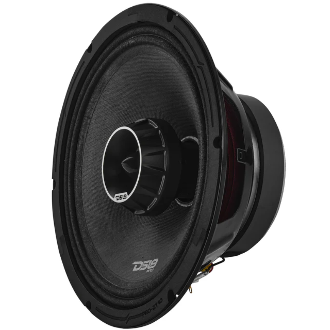 DS18 PRO-ZT10 10" 600W Max Coaxial Mid-Range Speaker w/ Built-in Bullet Tweeter