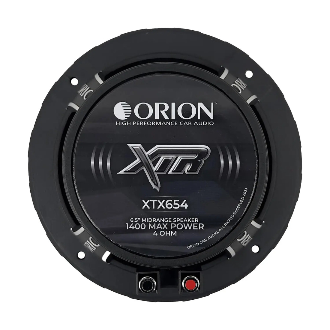 Orion XTX654 6.5" 1400W Peak 4-Ohm 1.5" Voice Coil Car Midrange Speakers (Pair)