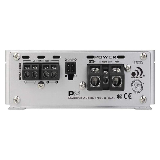 Massive Audio P2 600 Watts RMS @ 1 Ohm Mono Block Amplifier