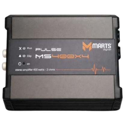 Marts Digital MS400X4 4-Channel 400W RMS 2-Ohm Stable Class-D Car Amplifier