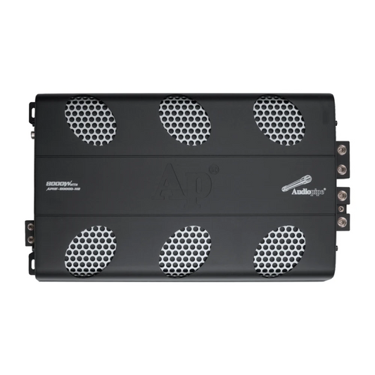 Audiopipe APHF-8000D-H2 Monoblock 8000W Max Class-D Full-Range MOSFET Amplifier