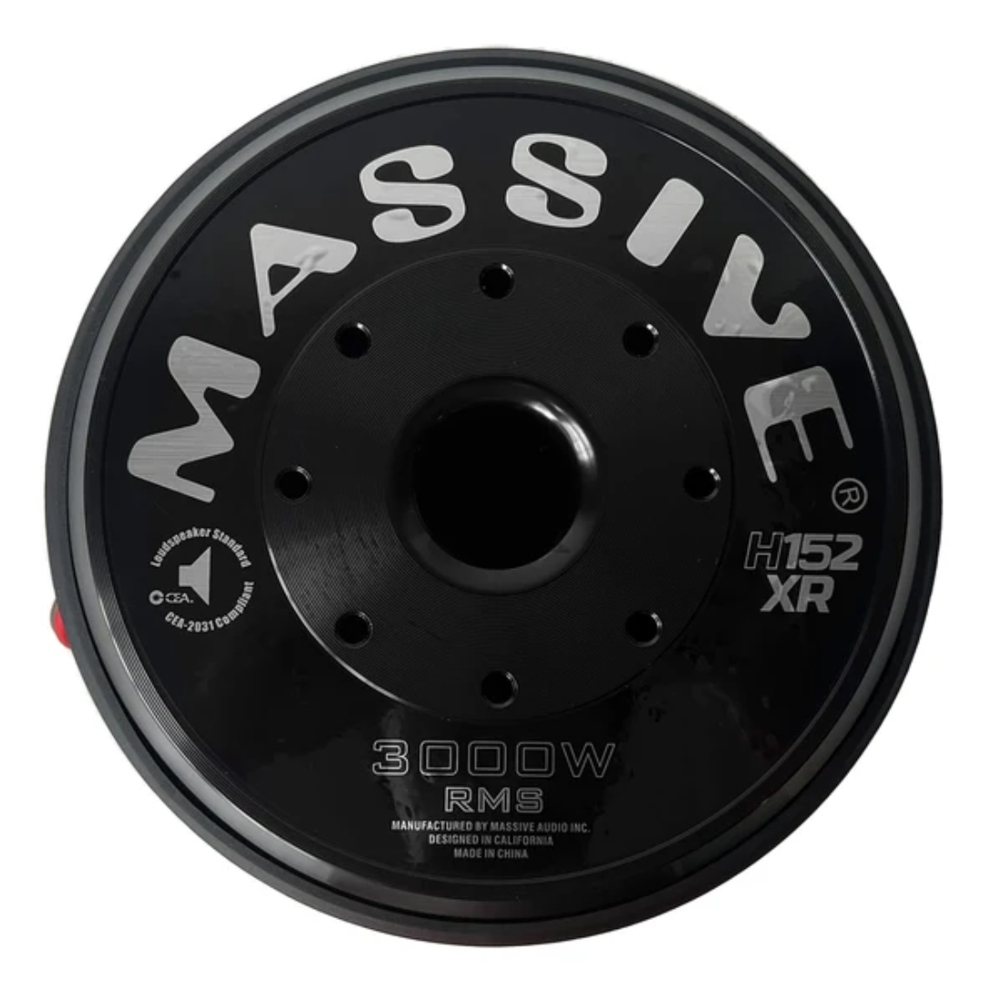 Massive Audio H152XR 15" 6000 Peak 4" Dual 2-Ohm Voice Coil DVC Mega Subwoofer