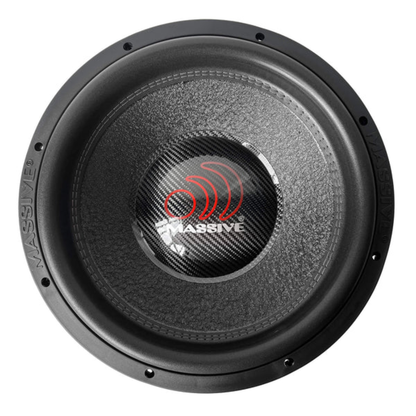 Massive Audio H152XR 15" 6000 Peak 4" Dual 2-Ohm Voice Coil DVC Mega Subwoofer