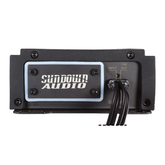 Sundown Audio SAM-600D Monoblock 600W Marine Powersports Class-D Micro Amplifier